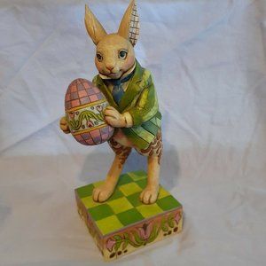 Jim Shore Easter Bunny with Easter Egg - New in Box NIB